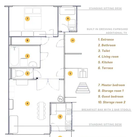 Apartment El - Cozy Bright Flat In The Corner Of